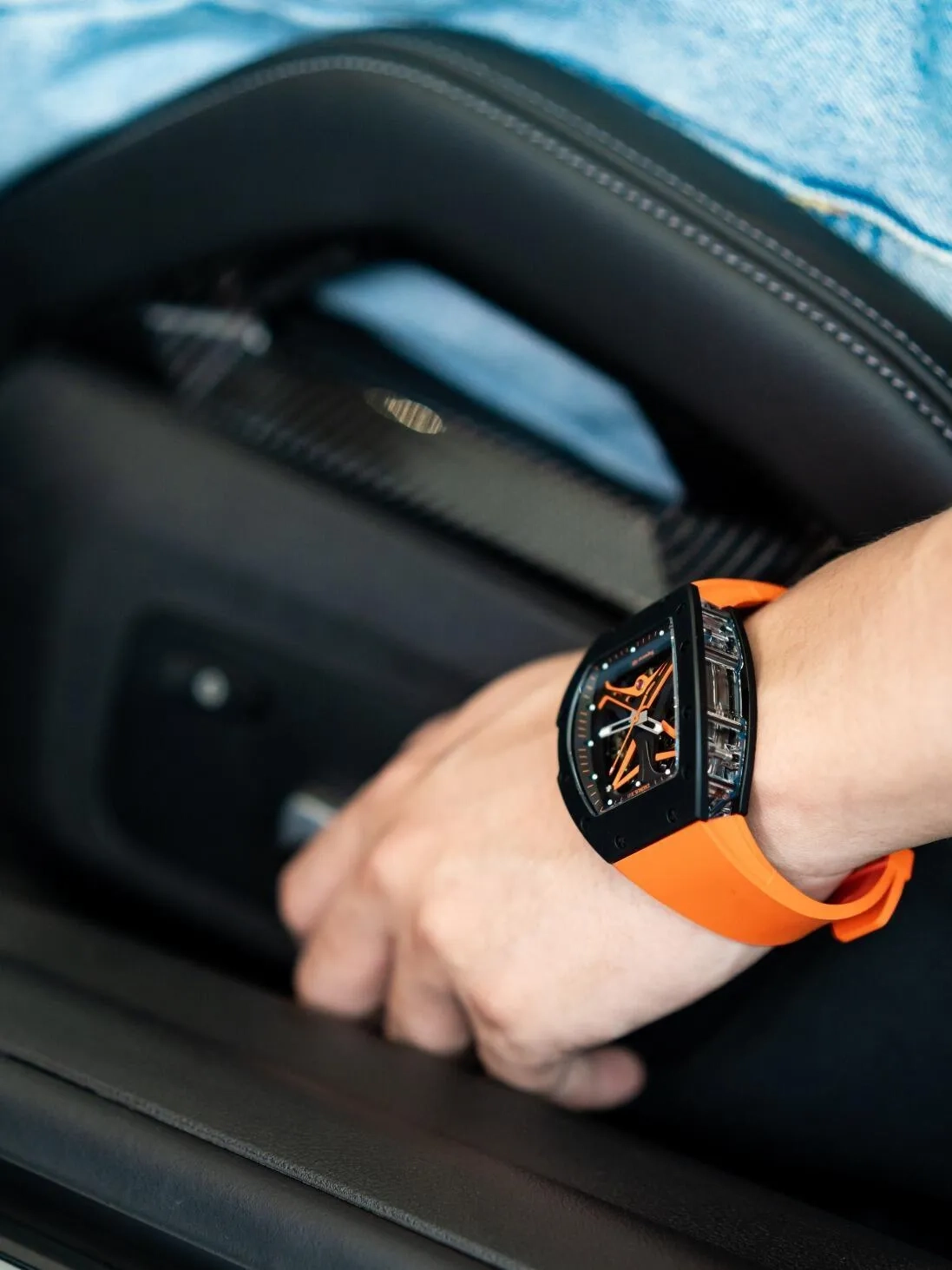 Копия часов CronusArt Carbon Watch CM09-019