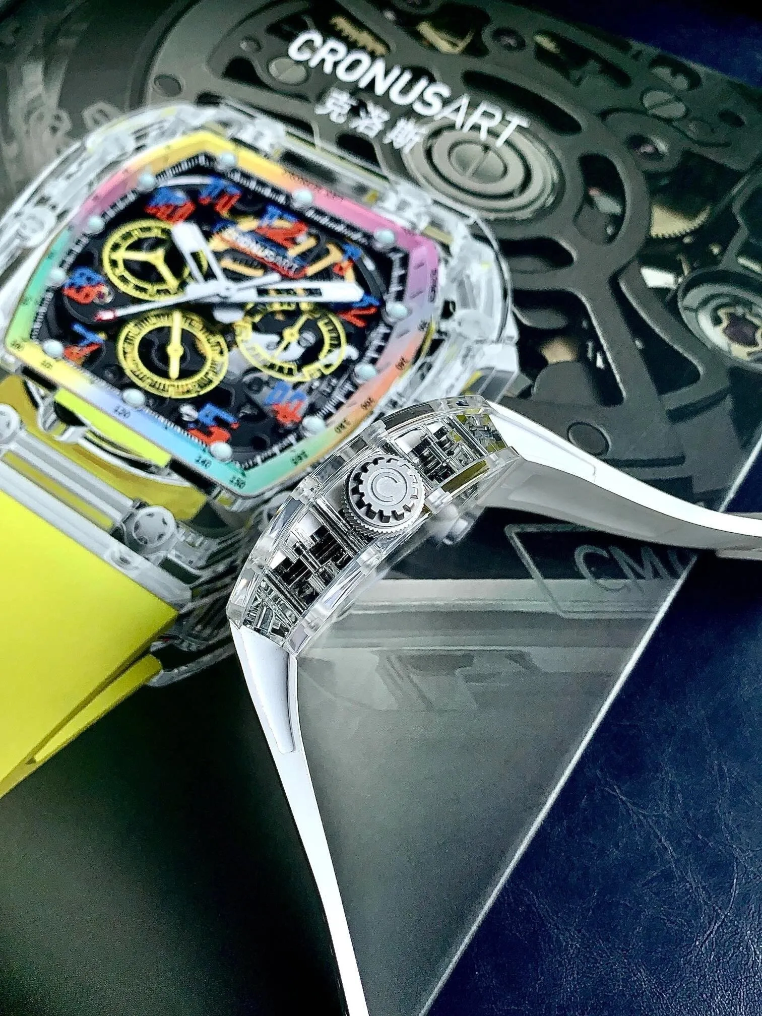 Копия часов CronusArt Sapphire Watch CM08-010