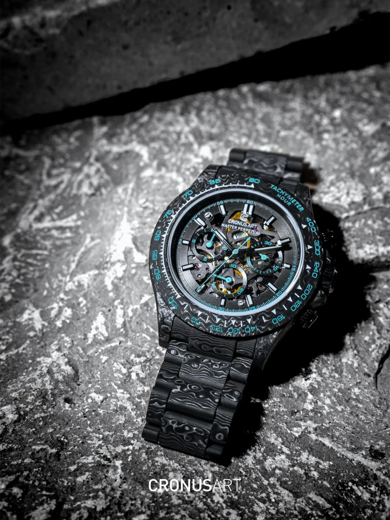 Копия часов CronusArt NTPT Carbon Fiber Watch Limited edition CM016-027