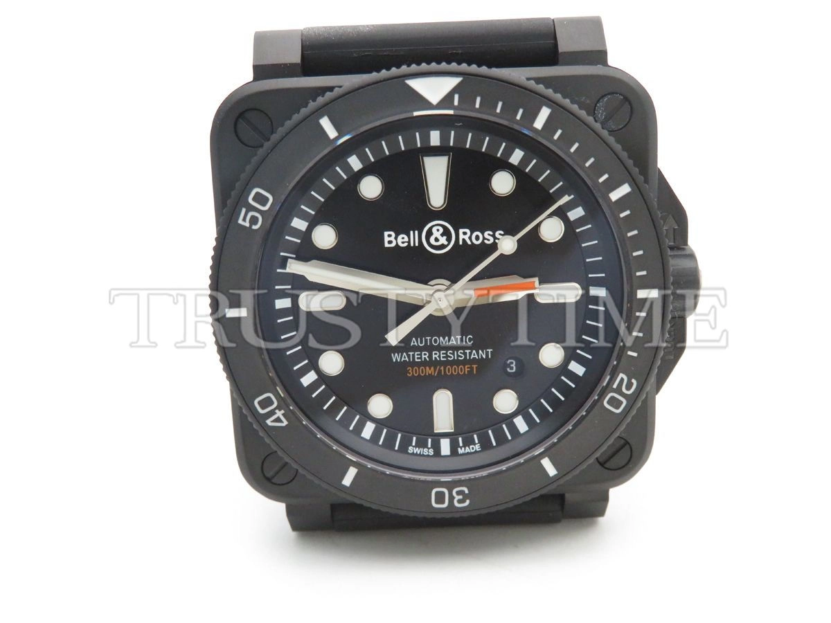Копия часов Bell & Ross BR 03-92 Diver Black Matte BR0392-D-BL-CE/SRB