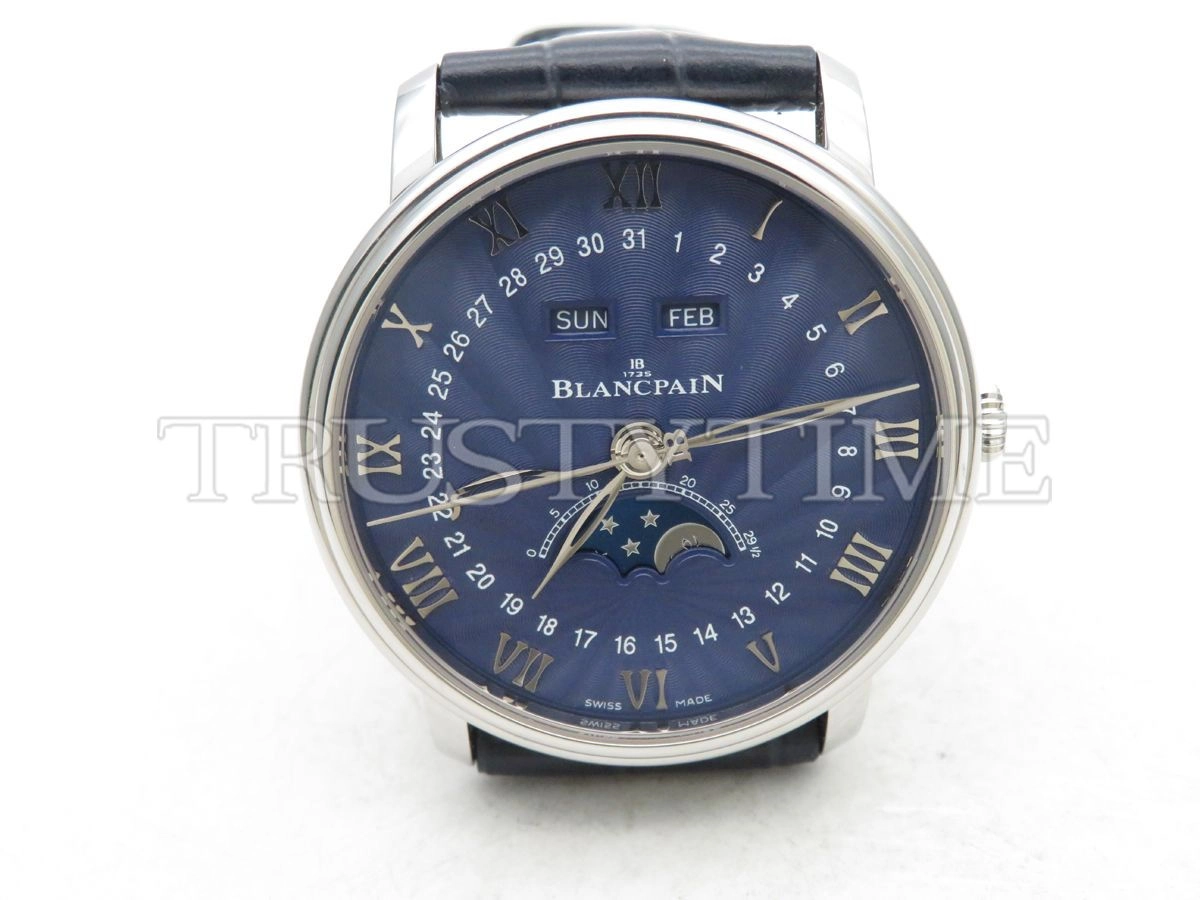 Копия часов Blancpain Villeret Quantième Complet 40mm 6654-1529-55B