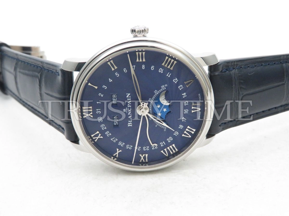 Копия часов Blancpain Villeret Quantième Complet 40mm 6654-1529-55B