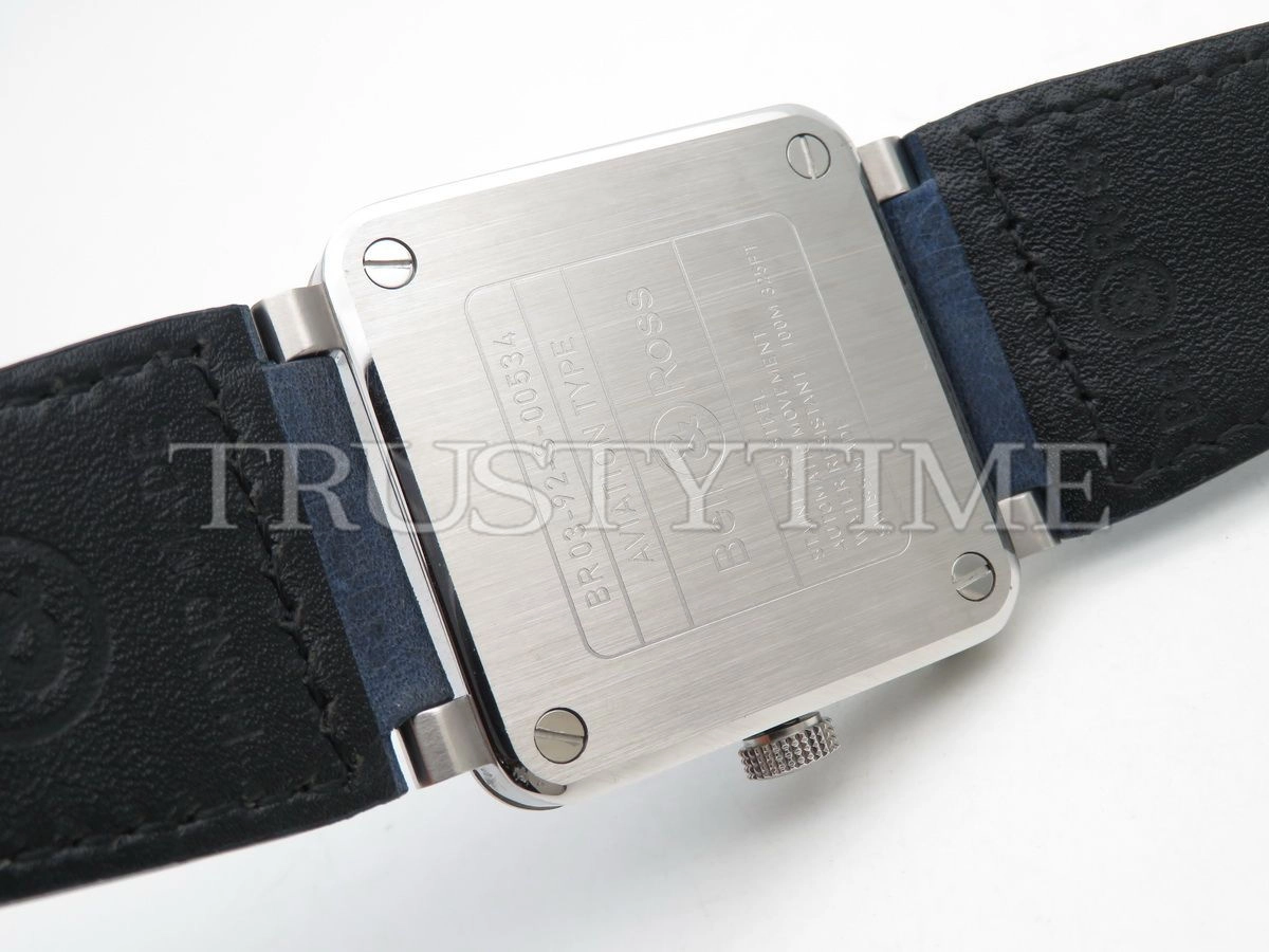 Копия часов Bell & Ross BR 03-92 Blue Steel BR0392-BLU-ST/SCA