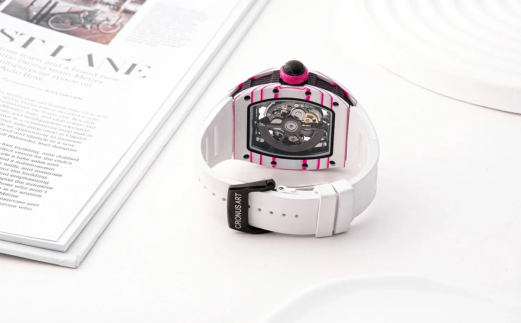 Копия часов CronusArt NTPT Carbon Fiber Watch CM06-P