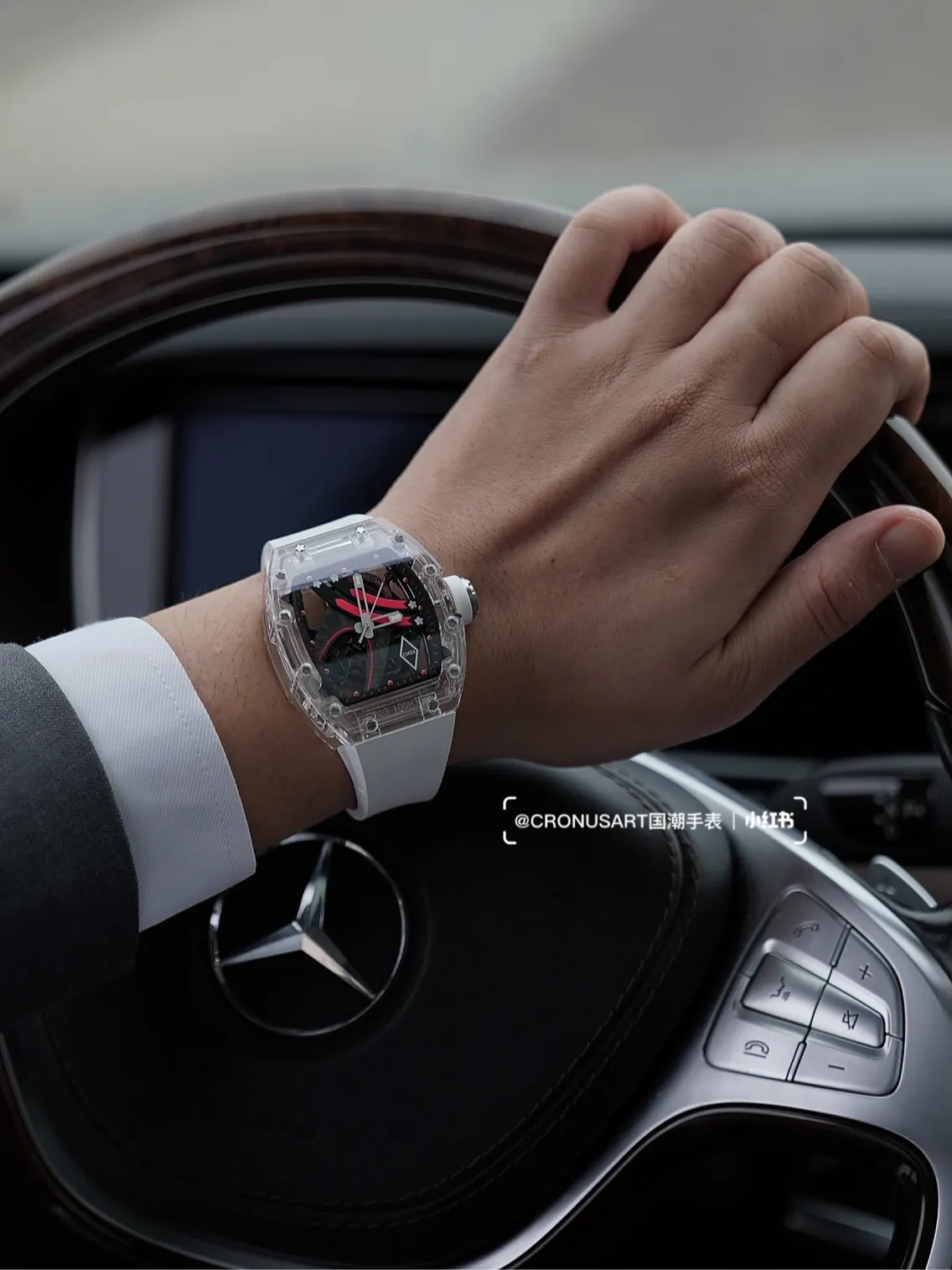 Копия часов CronusArt NTPT Carbon Fiber Watch CM06-P