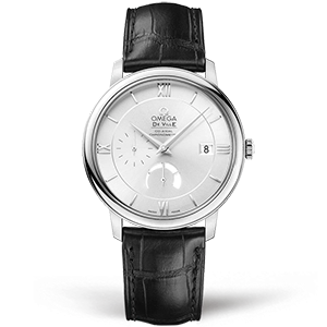Копия часов Omega De Ville Prestige Co‑Axial Chronometer Power Reserve 39mm 424.13.40.21.02.001