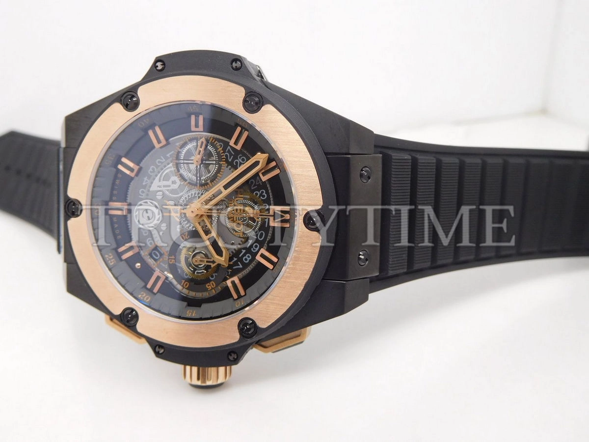 Копия часов Hublot King Power Unico Ceramic Gold 48mm 701.CO.0180.RX