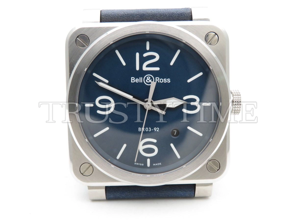 Копия часов Bell & Ross BR 03-92 Blue Steel BR0392-BLU-ST/SCA