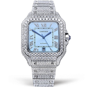 Копия часов Cartier Santos De Cartier 40 WSSA0018 Diamonds Арт. CR-0930