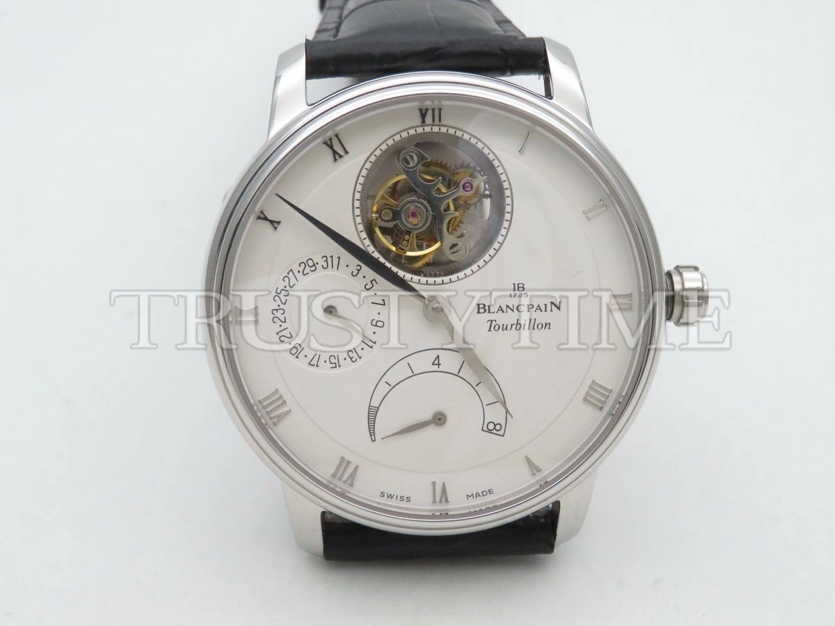 Копия часов Blancpain Villeret Complicated Villeret Tourbillon 6025-1542-55B