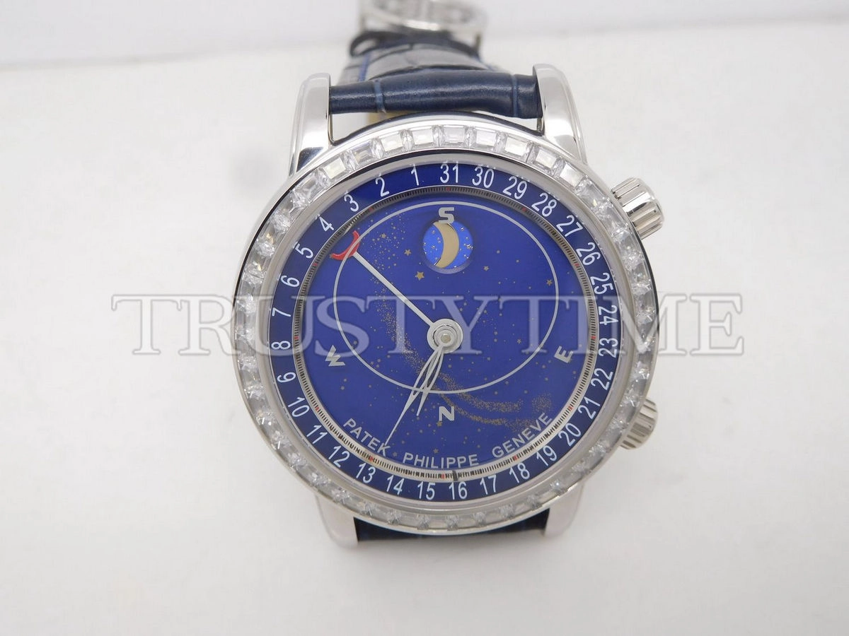 Копия часов Patek Philippe Grand Complications Celestial Sky Moon 44mm 6104G-001
