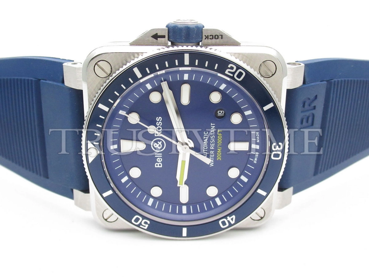 Копия часов Bell & Ross BR 03-92 Diver Blue BR0392-D-BU-ST/SRB