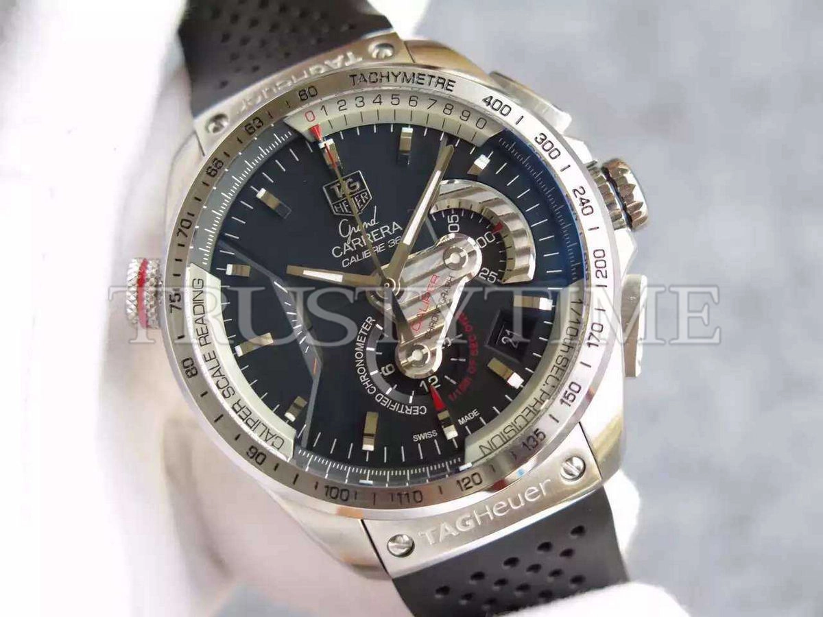 Копия часов Tag Heuer Grand Carrera Calibre 36 RS 43mm CAV5115.FT6019