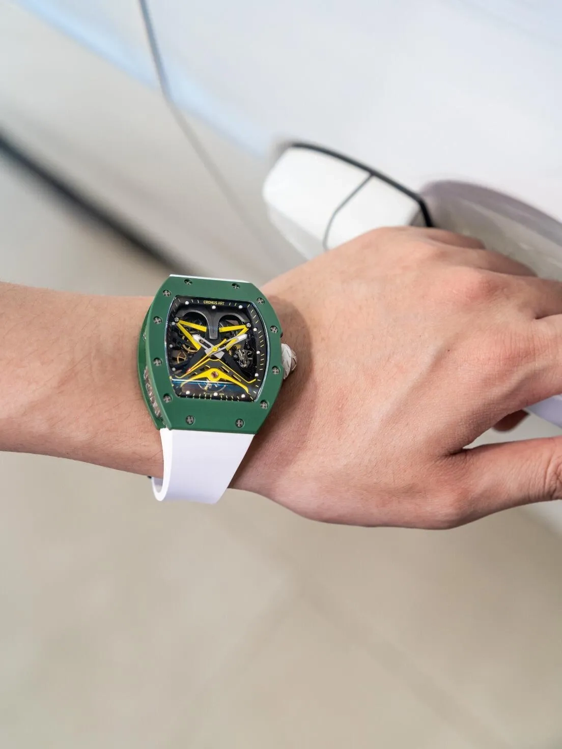 Копия часов CronusArt Carbon Watch CM09-018