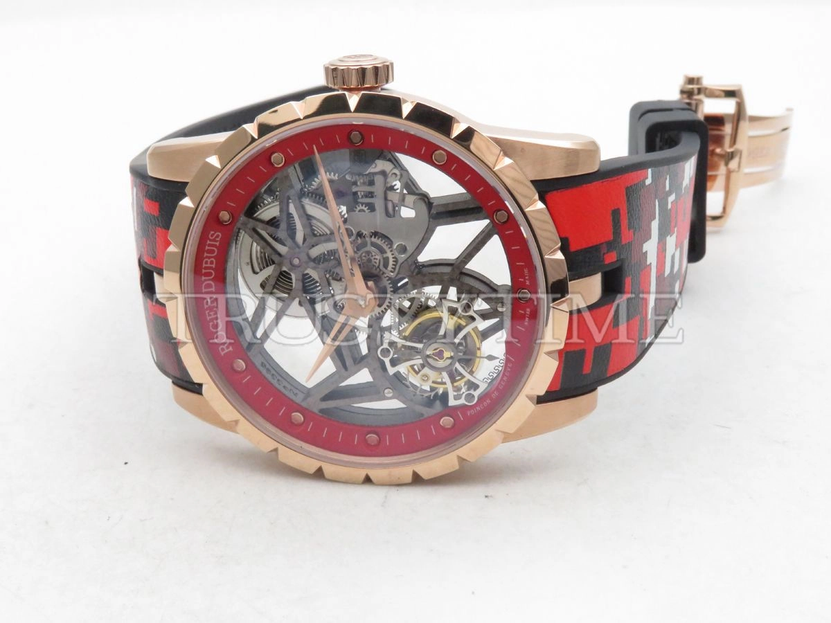 Копия часов Roger Dubuis Excalibur Skeleton Flying Tourbillon