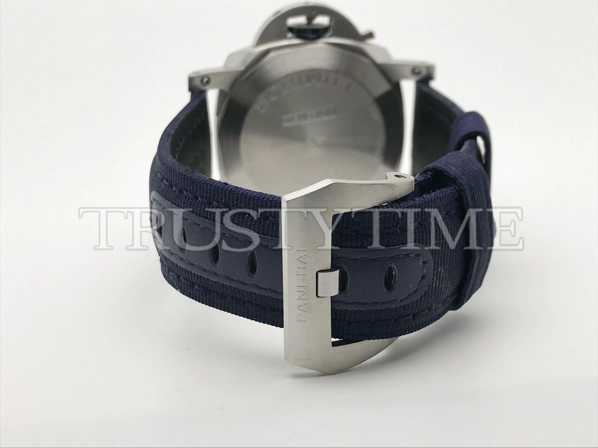 Копия часов Panerai Luminor 1950 Marina 3 Days Automatic eSteel Blue Profondo 44mm PAM01157