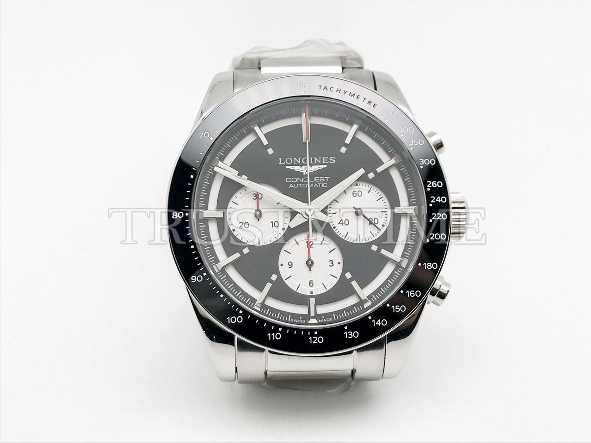 Копия часов Longines Conquest Chronograph 42 L3.835.4.52.6
