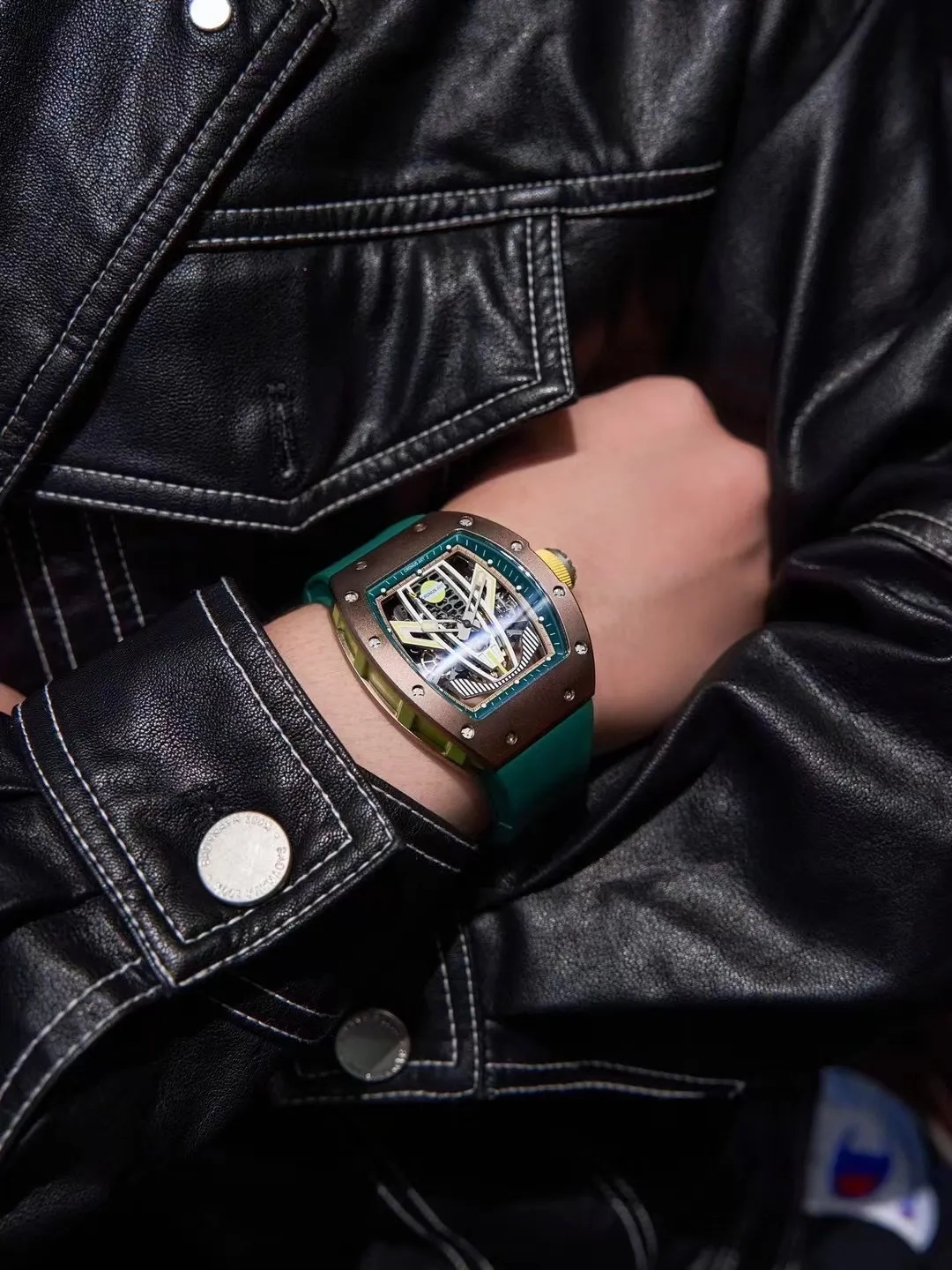 Копия часов CronusArt Carbon Watch CM09-007