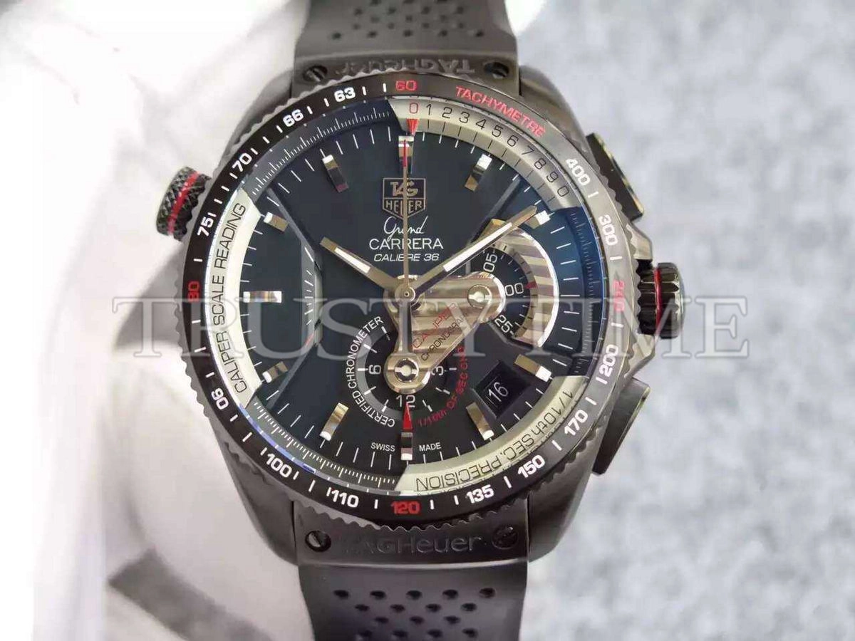 Копия часов Tag Heuer Grand Carrera Calibre 36 RS2 43mm CAV5115.FT6019