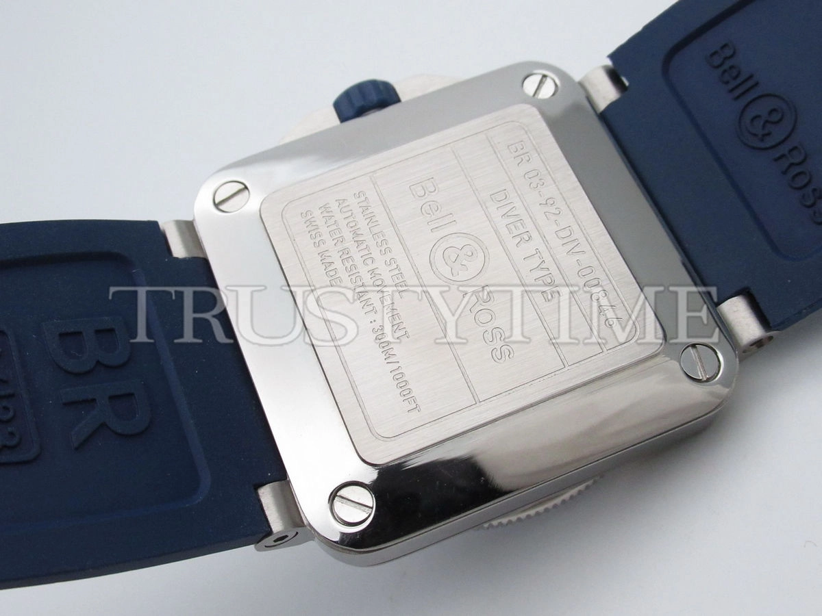 Копия часов Bell & Ross BR 03-92 Diver Blue BR0392-D-BU-ST/SRB