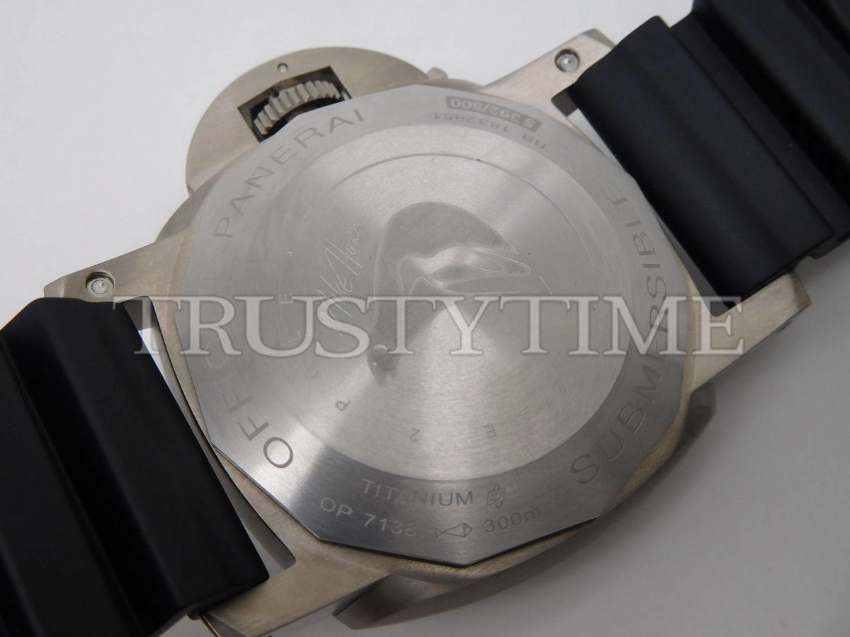Копия часов Panerai Luminor Submersible 1950 3 Days GMT Automatic Titanio Pole 2 Pole 47mm PAM00719