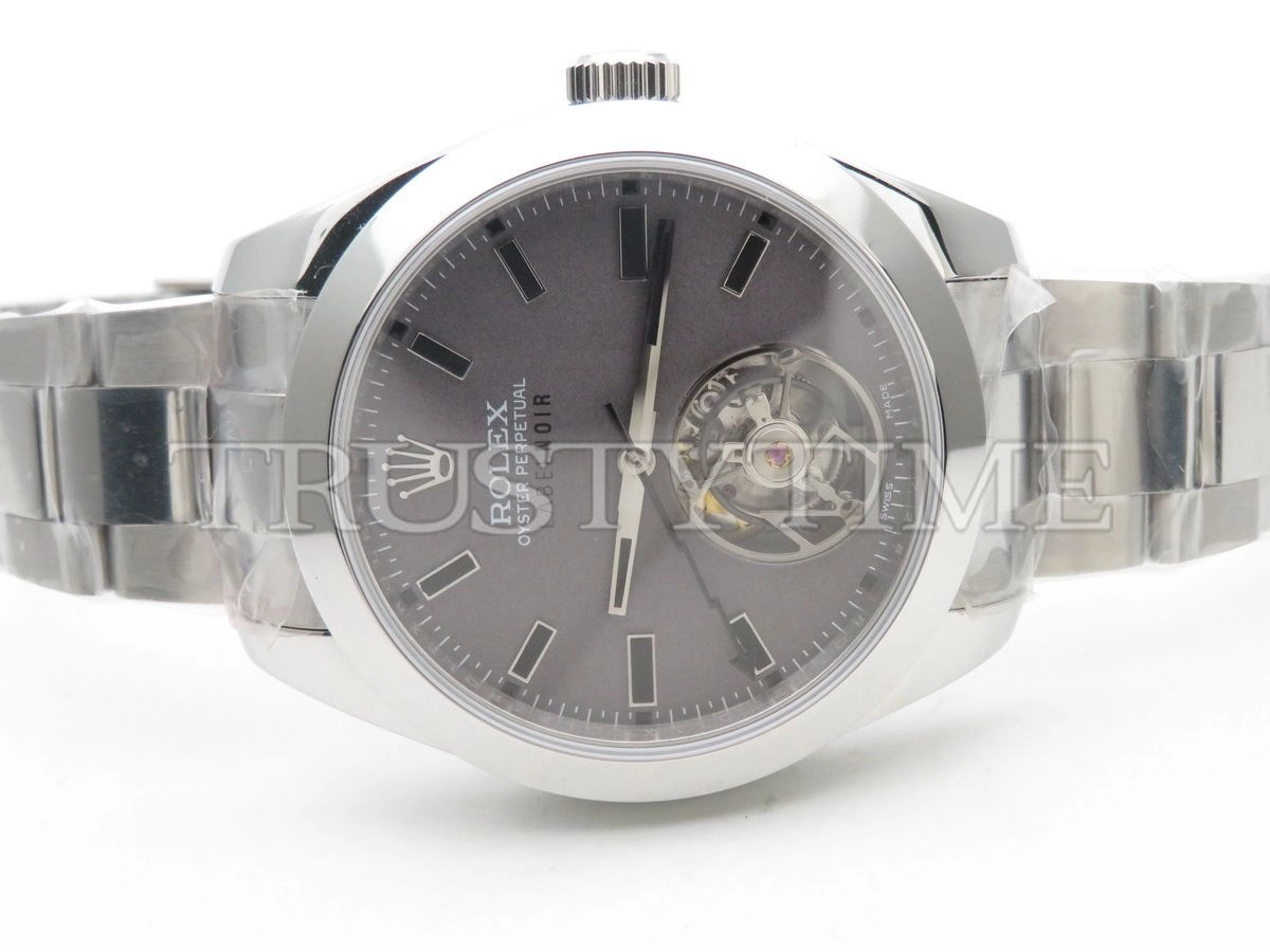 Копия часов Rolex Milgauss Label Noir Tourbillon 43mm