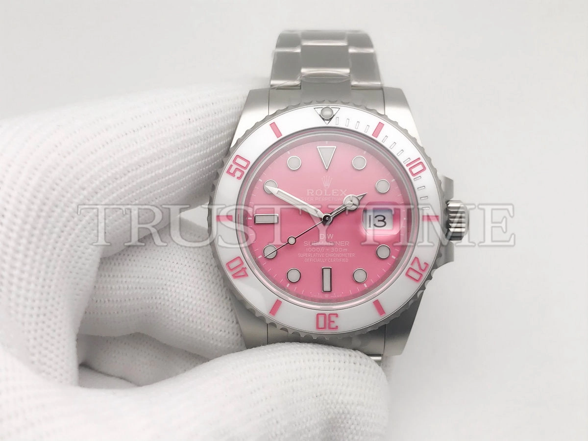 Копия часов Rolex Submariner DiW 41mm Fuchsia