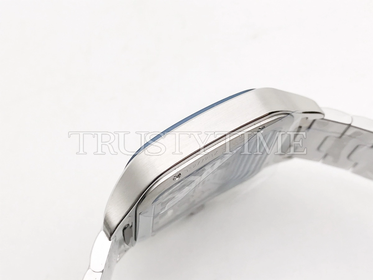 Копия часов Cartier Santos de Cartier Large Skeleton 40mm WHSA0026