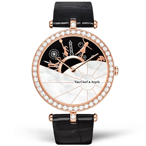 Копия часов Van Cleef & Arpels Lady Arpels A Day in Paris VCARO3ZA00