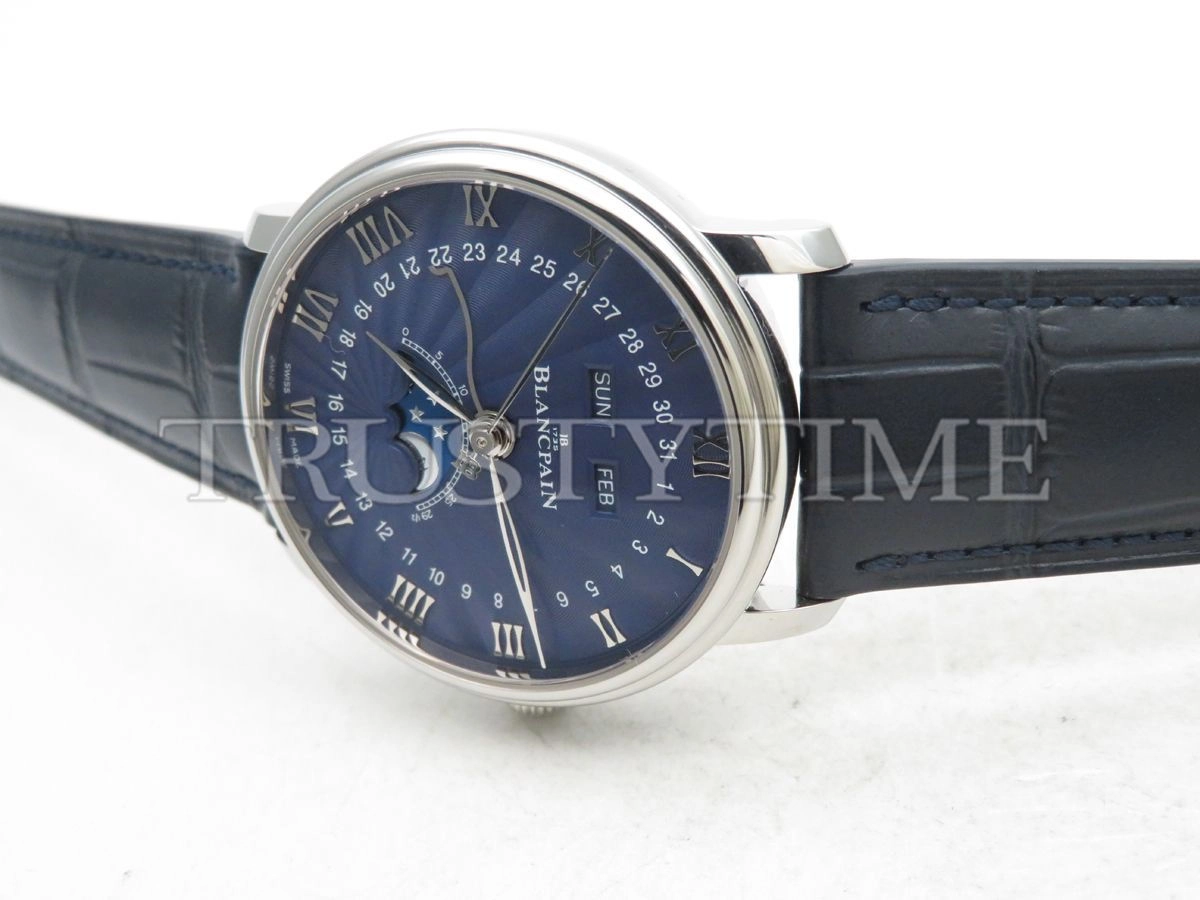 Копия часов Blancpain Villeret Quantième Complet 40mm 6654-1529-55B