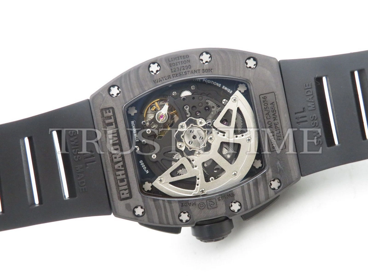 Копия часов Richard Mille RM011 Felipe Massa Skeleton
