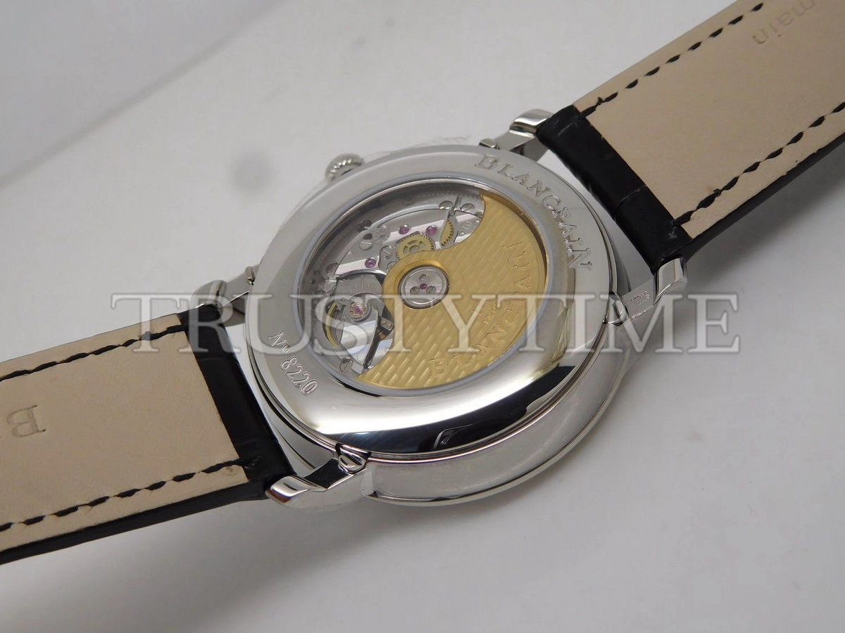 Копия часов Blancpain Villeret Quantième Complet 40mm 6654-1113-55B
